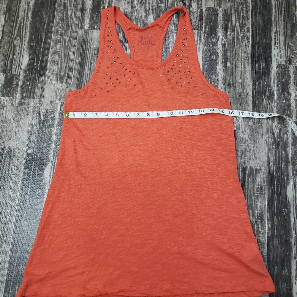 ⭐Mudd Orange Burnout Racerback Tank - Picture 4 of 8